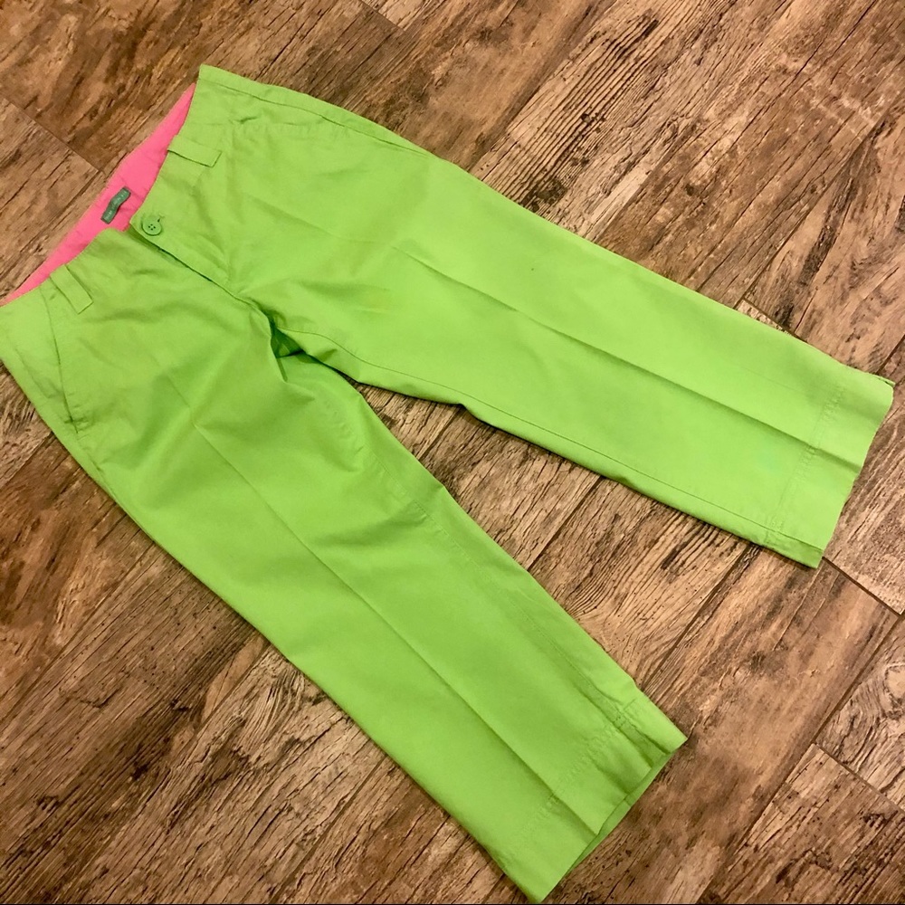 Lilly Pulitzer palm beach fit cropped Capri size 2